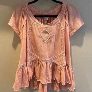 Lucky & Coco pink shirt